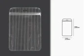 Пластмасови пликове с цип 150x200mm, прозрачни с отвор Eurohole- 100 бр Пластмасови пликове с цип 150x200mm, прозрачни с отвор Eurohole- 100 бр