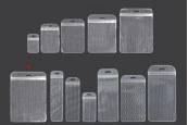 Пластмасови пликове с цип 160x220 мм, прозрачни с Eurohole - 100 бр Пластмасови пликове с цип 160x220 мм, прозрачни с Eurohole - 100 бр
