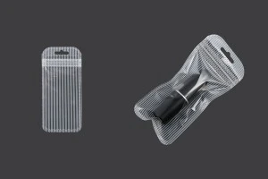 Пластмасови пликове с цип 60х130 мм прозрачна предна част с дупка Eurohole - 100 броя-6