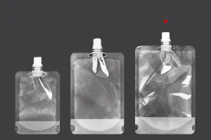 Прозрачна опаковка тип Doy Pack  500 ml с бяла капачка - 50 бр-изображение_размери