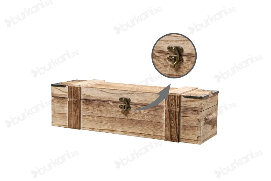 Дървена кутия за бутилка за вино-изображение_група