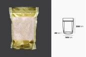 Прозрани торбички тип ДОЙПАК с цип, с размери 180x40x260 mm, в опаковка от 50 броя Прозрани торбички тип ДОЙПАК с цип, с размери 180x40x260 mm, в опаковка от 50 броя
