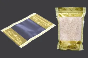 Прозрани торбички тип ДОЙПАК с цип, с размери 180x40x260 mm, в опаковка от 50 броя-4
