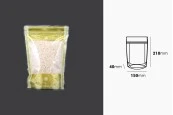 Прозрани торбички тип ДОЙ ПАК с цип, с размери 150x40x210 mm, в опаковка от 50 бр. Прозрани торбички тип ДОЙ ПАК с цип, с размери 150x40x210 mm, в опаковка от 50 бр.