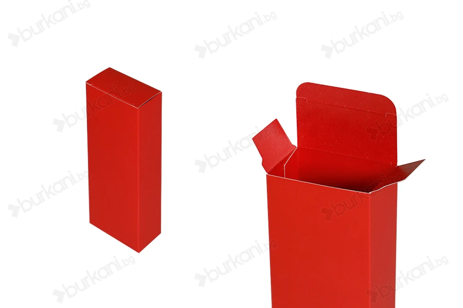Хартиена червена подаръчна кутия  53x32x140-изображение_продукт