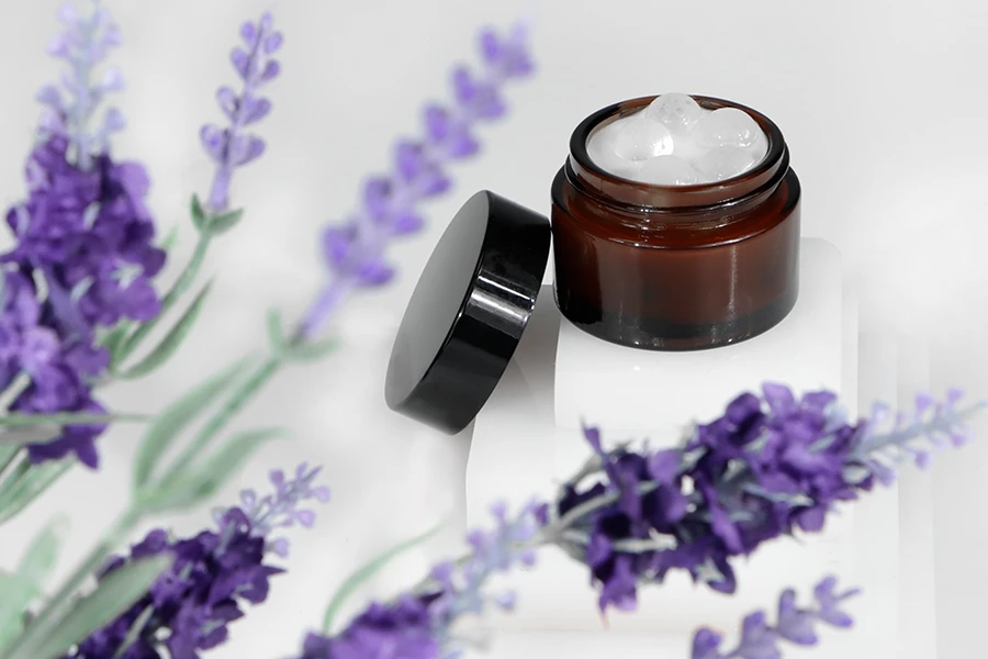 Стъклени буркани за крем 30 мл в 3 цвята  (амбер и матирано)-изображение_група