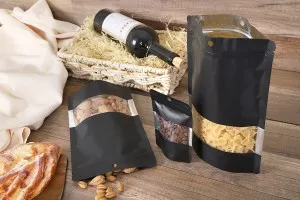 Алуминиеви торбички тип Дой Пак с размер 180x40x260 mm, с цип затваряне и възможност за термозапечатване - 100 бр./пакет-6