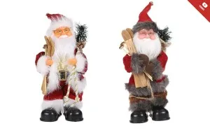 Декоративен Дядо Коледа с музика - височина 30 см-изображение_продукт