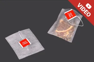 Чаени пакетчета с размер 65х80 мм, с картичка "tea" - 50 бр./пакет-1