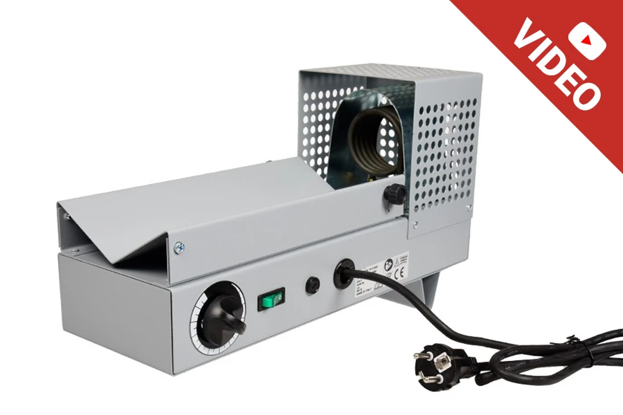 Настолна, електрическа метална машина с терморегулатор за  капсули за бутилки-изображение_продукт