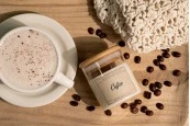 Ароматна ръчно изработена свещ "Coffee" - 110 gr.-
