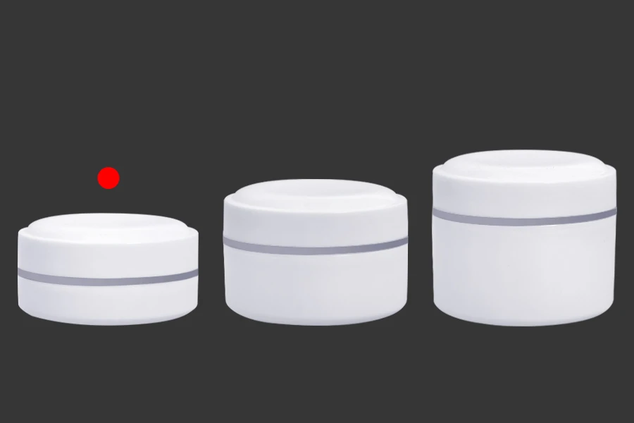 Пластмасов бял буркан 100 мл  (PP) с капачка, с уплътнител и шпатула-изображение_група