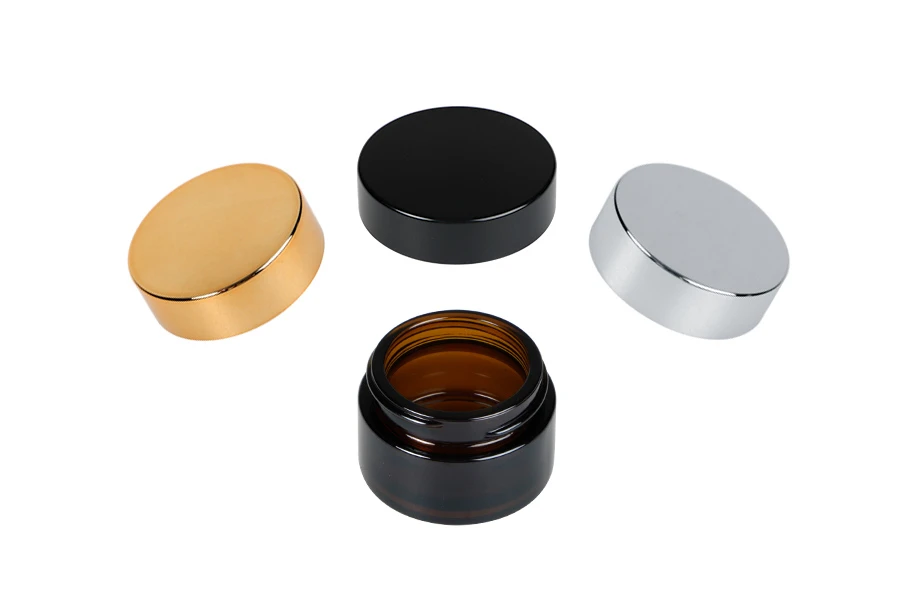 Стъклено карамелено бурканче за крем 15 мл - без капачка-изображение_група