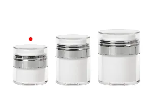 Акрилна бутилка 15 мл Airless с прозрачна капачка-7