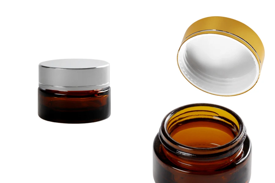 Стъклено карамелено бурканче за крем 20 мл-изображение_продукт