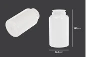 Пластмасов PET буркан 200 мл за лекарства-изображение_размери