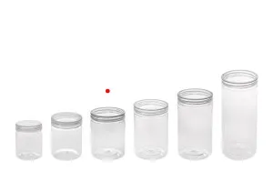 Пластмасов буркан 200 ml   (PET) 65x85 mm с прозрачна капачка - 12 бр. в опаковка-3