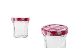 Малко бурканче 30 мл ( осмоъгълен) с метална капачка-изображение_продукт