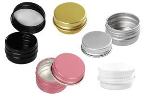 Алуминиеви буркани 5 ml  - 12 бр., в опаковка-1