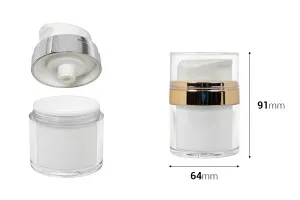 Пластмасов акрилен буркан Airless 50 ml-2