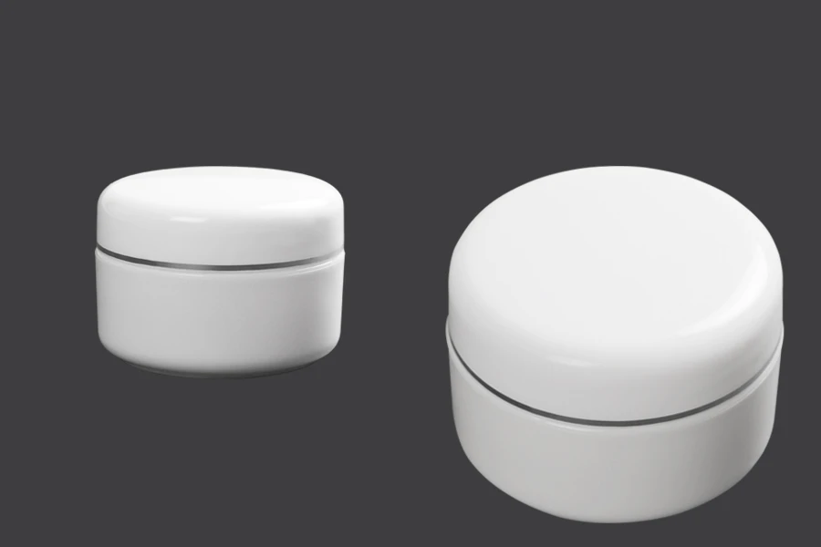 30 мл акрилен бял буркан с капачка - 12 бр-изображение_продукт