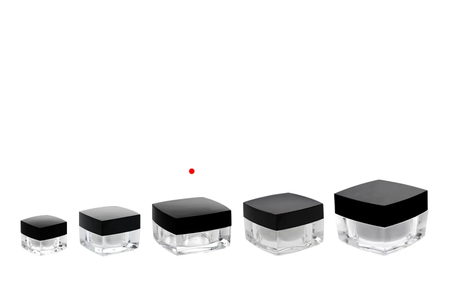 Луксозен акрилен буркан 15 мл за крем с черна капачка-изображение_група