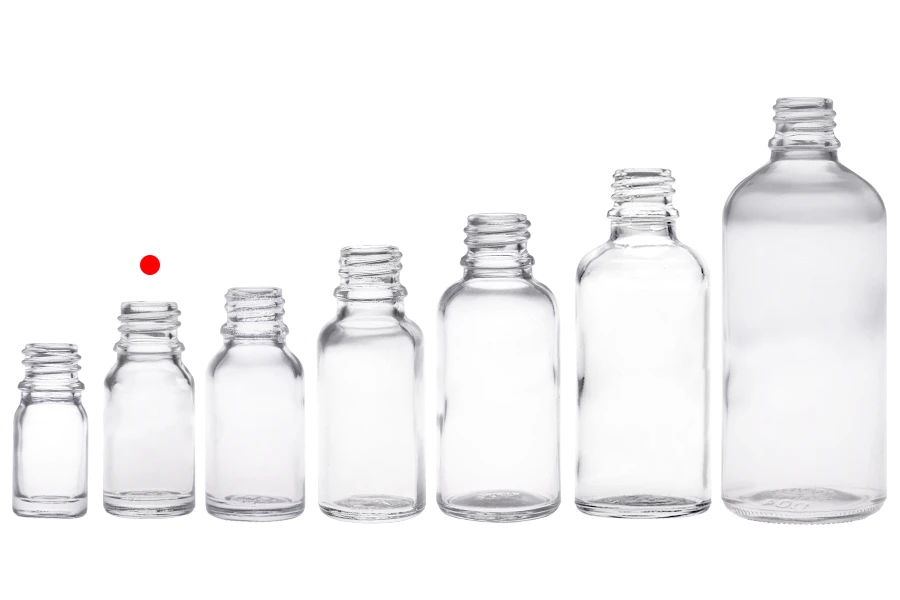 Стъклена прозрачна бутилка за етерични масла 10 мл с гърловина PP18 Стъклена прозрачна бутилка за етерични масла 10 мл с гърловина PP18-изображение_група