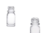 Прозрачна бутилка за етерични масла  5 ml с гърловина PP18-изображение_продукт