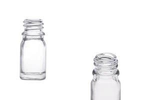 Прозрачна бутилка за етерични масла  5 ml с гърловина PP18-1