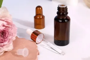 Стъклено кафяво шише за етерични масла  30 ml-3