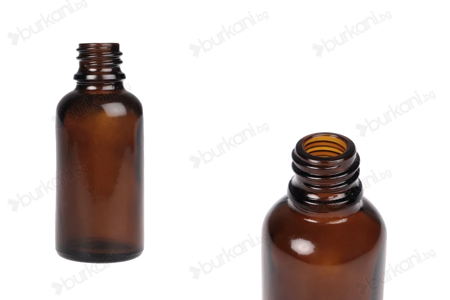 Стъклено кафяво шише за етерични масла  30 ml-изображение_продукт