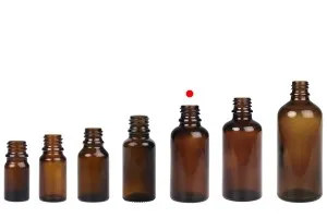 Стъклено кафяво шише за етерични масла  30 ml-7