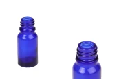 Стъклена синя бутилка з аетерични масла 10 мл с гърловина PP18 Стъклена синя бутилка з аетерични масла 10 мл с гърловина PP18-изображение_продукт
