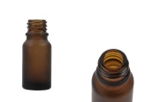 Стъклена кафява Матова бутилка за етерични масла 10 ml (PP 18) Стъклена кафява Матова бутилка за етерични масла 10 ml (PP 18)-изображение_продукт