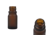 Стъклена кафява Матова бутилка за етерични масла 5 мл (PP 18) Стъклена кафява Матова бутилка за етерични масла 5 мл (PP 18)-изображение_продукт