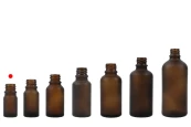 Стъклена кафява Матова бутилка за етерични масла 5 мл (PP 18) Стъклена кафява Матова бутилка за етерични масла 5 мл (PP 18)-изображение_група