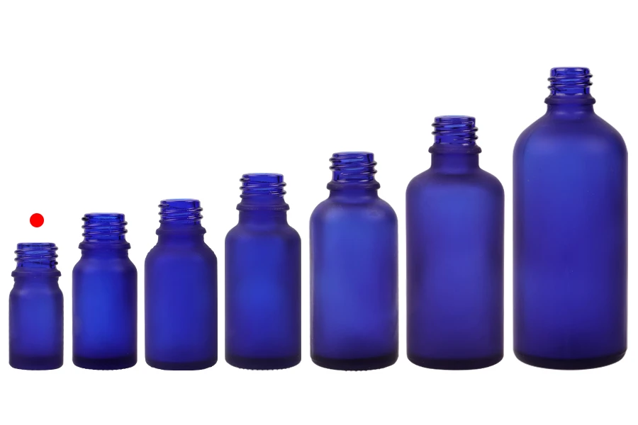 Стъклена Матова синя бутилка за етерични масла 5 ml PP18 Стъклена Матова синя бутилка за етерични масла 5 ml PP18-изображение_група