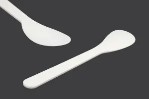 Пластмасови бели шпатули PE 133 mm - 24 бр.-1