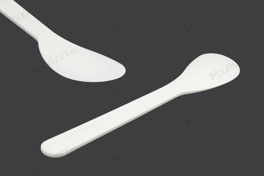 Пластмасови бели шпатули PE 133 mm - 24 бр.-изображение_продукт