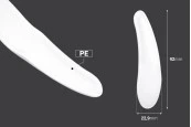 Пластмасови бели шпатули PE 92 mm - 24 бр.