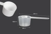 Мерителна лъжичка 50 ml пластмасова (PE) градуирана - 6 бр Мерителна лъжичка 50 ml пластмасова (PE) градуирана - 6 бр