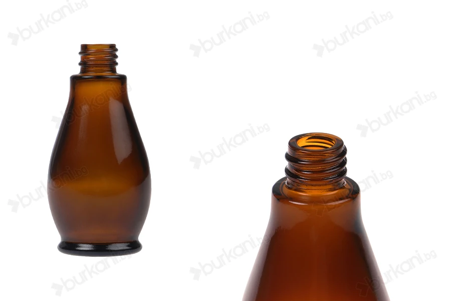Стъклена кафява бутилка за етерични масла 50 ml (PP18)-изображение_продукт