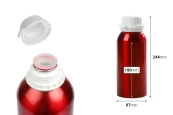 Aлуминиева бутилка 1000 ml с капачка за съхраняване на есенции, парфюми и др. Aлуминиева бутилка 1000 ml с капачка за съхраняване на есенции, парфюми и др.