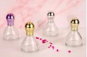 Стъклена бутилка от 50 ml с капкомер, с цедка и с капачка