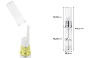 Пластмасова прозрачна бутилка за серуми Airless 10 ml
