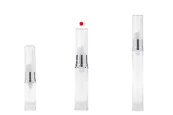 Пластмасова прозрачна бутилка за серуми Airless 10 ml