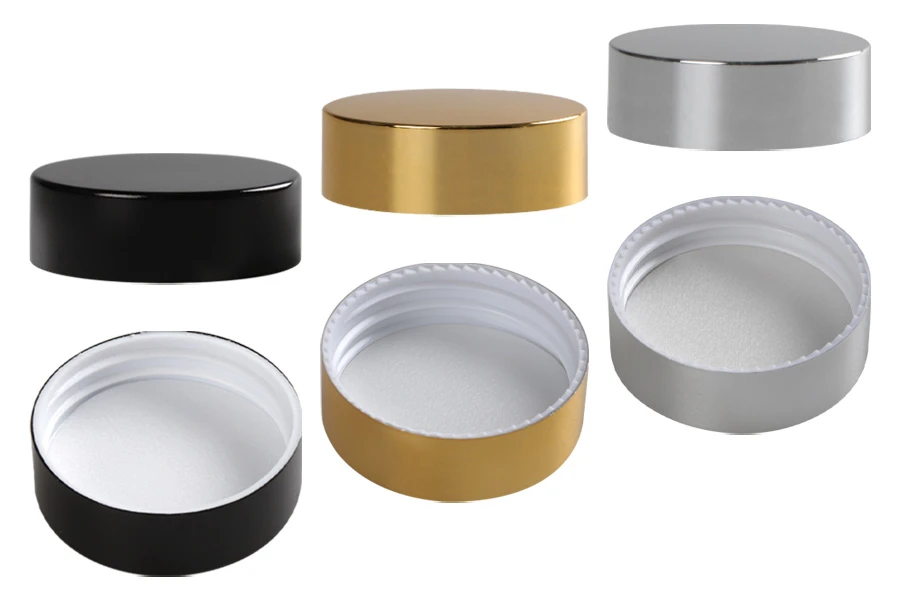 Пластмасова капачка с уплътнител за буркани от 30 ml-