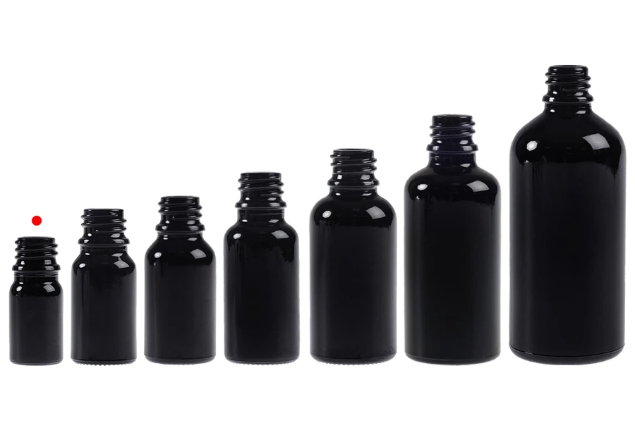 Стъклена черна бутилка за етерични масла 5 мл ПП18 Стъклена черна бутилка за етерични масла 5 мл ПП18-изображение_група