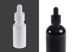 Kapak për pikatore, plastik me pompë (e zezë MAT) sigurimi CRC (PP 18)-5