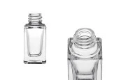 Стъклена правоъгълна бутилка 10 мл с гърловина ПП18 Стъклена правоъгълна бутилка 10 мл с гърловина ПП18-изображение_продукт